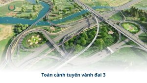 Toàn cảnh tuyến đường vành đai 3 đi qua tỉnh Long An