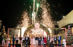 Bắn pháo bông chúc mừng Giáng Sinh tại The Solia
