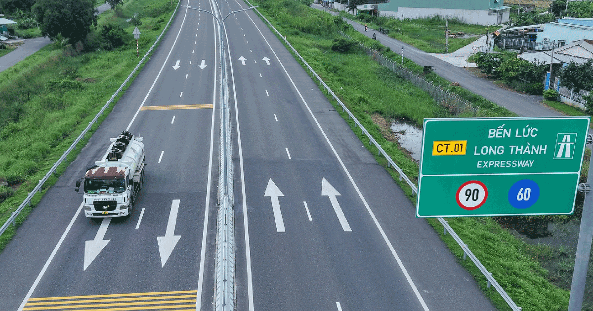 THÔNG XE TOÀN TUYẾN CAO TỐC BẾN LỨC – LONG THÀNH